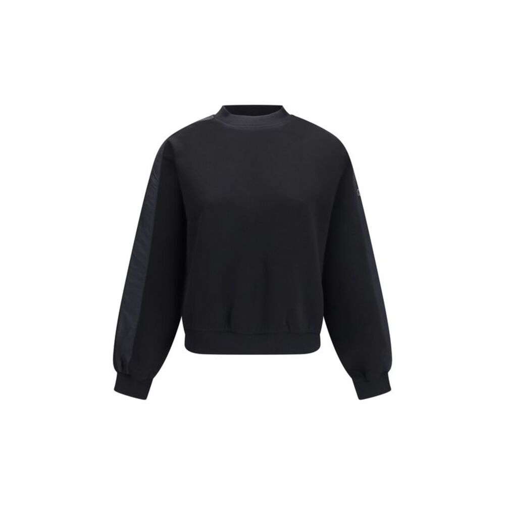 Moose Knuckles Women Mix Media Crewneck Sweater